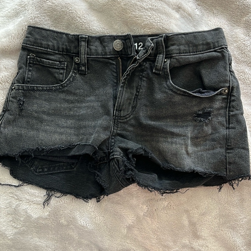 Girls Gap Black Size 12 Low Rise Shorts